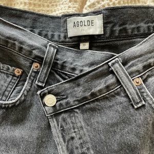 Agolde Cross fly shorts